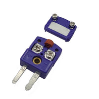 Type E Miniature Thermocouple Connector, Omega Style - Male