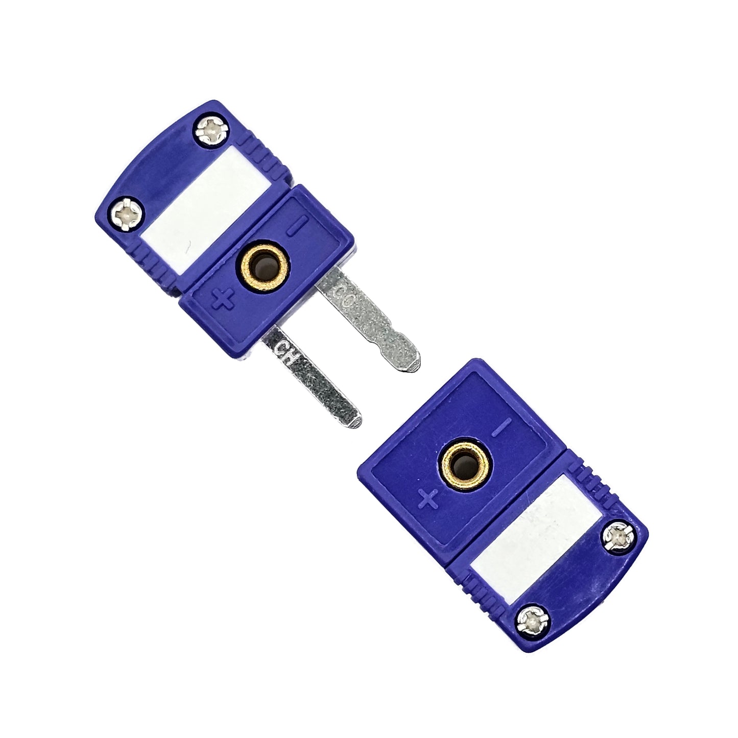 Type E Miniature Thermocouple Connector, Omega Style - Set