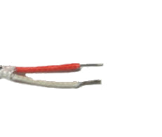 Fiberglass 24awg Type-J Wire - Stripped End