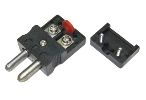 Thermocouple Connector, Type-J, Standard-Male, Round Pins