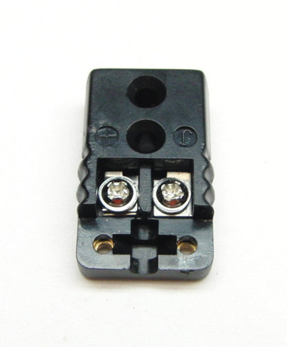 Thermocouple Connector, Type-J, Mini-Female, Flat Blade Socket, Standard